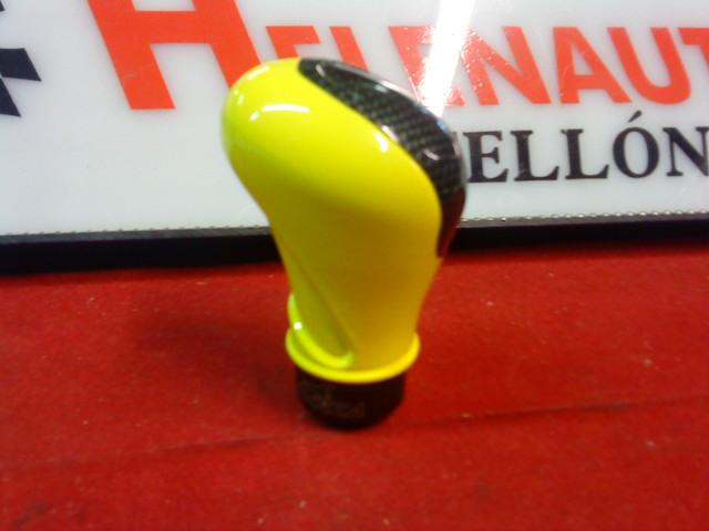 *POMO CAMBIO ISOTTA COBRA LACADO AMARILLO Y CARBONO REF. A824801